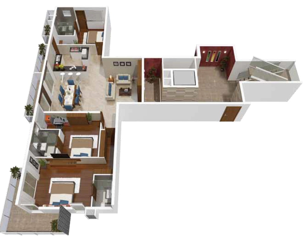 3 BHK Flat in Avant Garde Casa Blanco in Koramangala, Bangalore - Image 922400