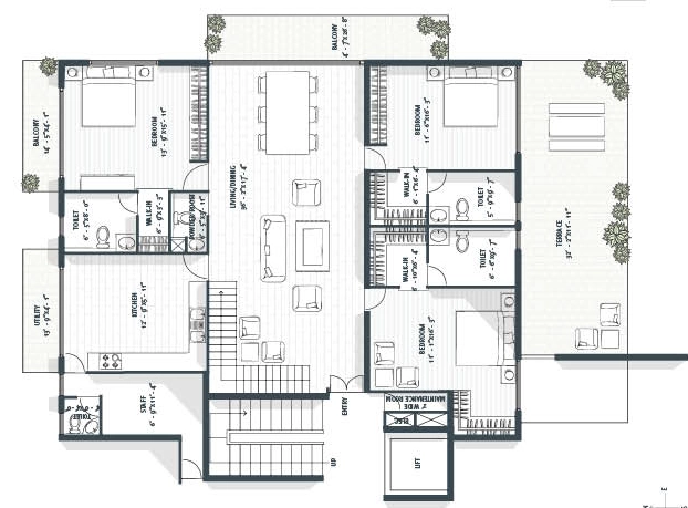 3 BHK Flat in Avant Garde One93 in Indiranagar, Bangalore - Image 922411