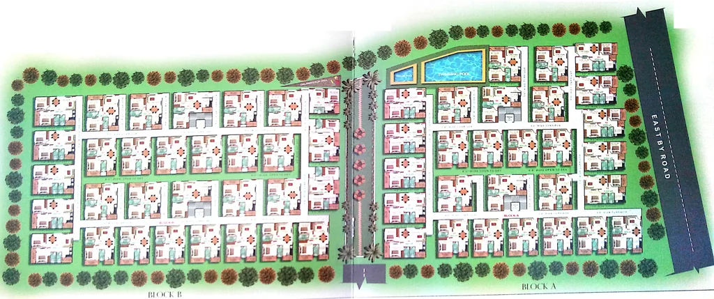 Master Plan of Dhiraan Newyork Meadows in Chandapura, Bangalore - Image 412802