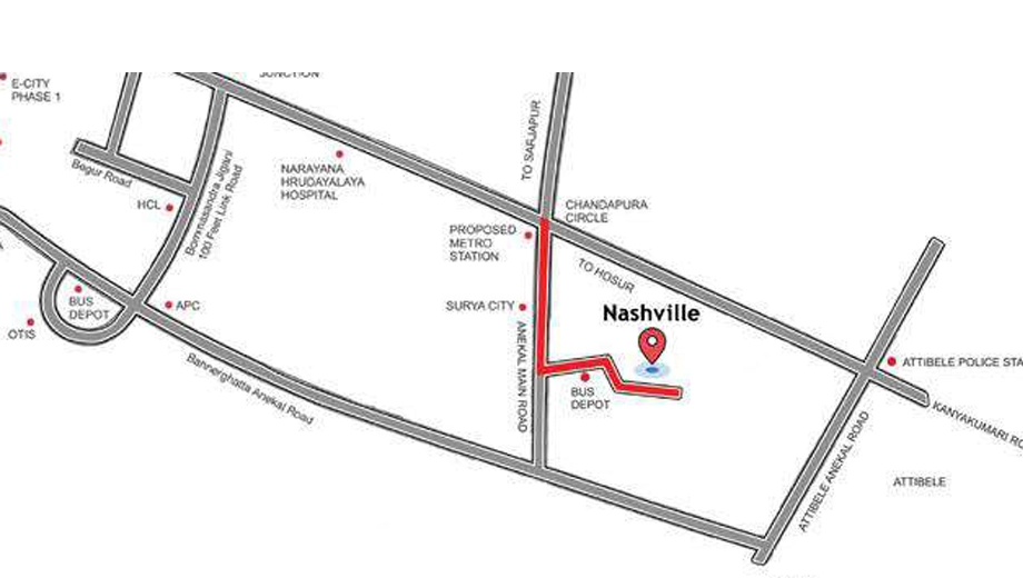 Location of East North Nash Ville - Image 413001