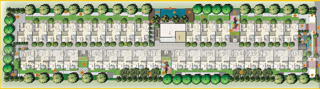 Master Plan of East North Nash Ville in Chandapura, Bangalore - Image 413002