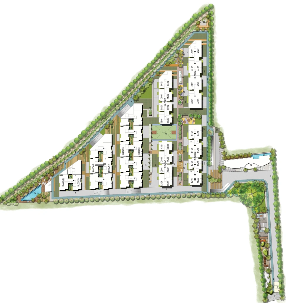 Master Plan of Golden Days in Kasavanhalli, Bangalore - Image 412979