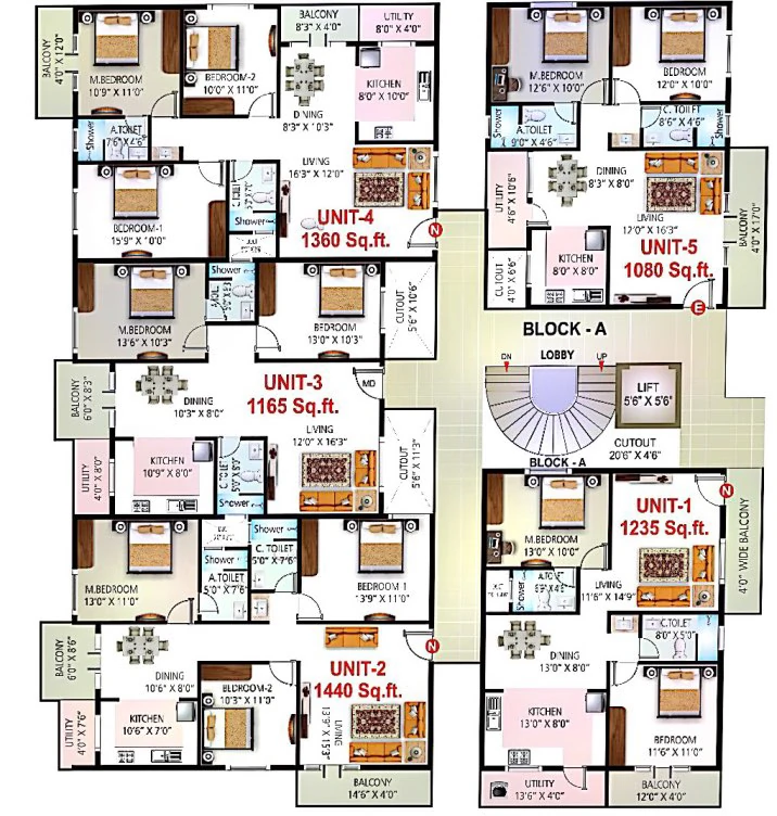 Floor Plan of Sai Vaibhav in Kengeri, Bangalore - Image 412820