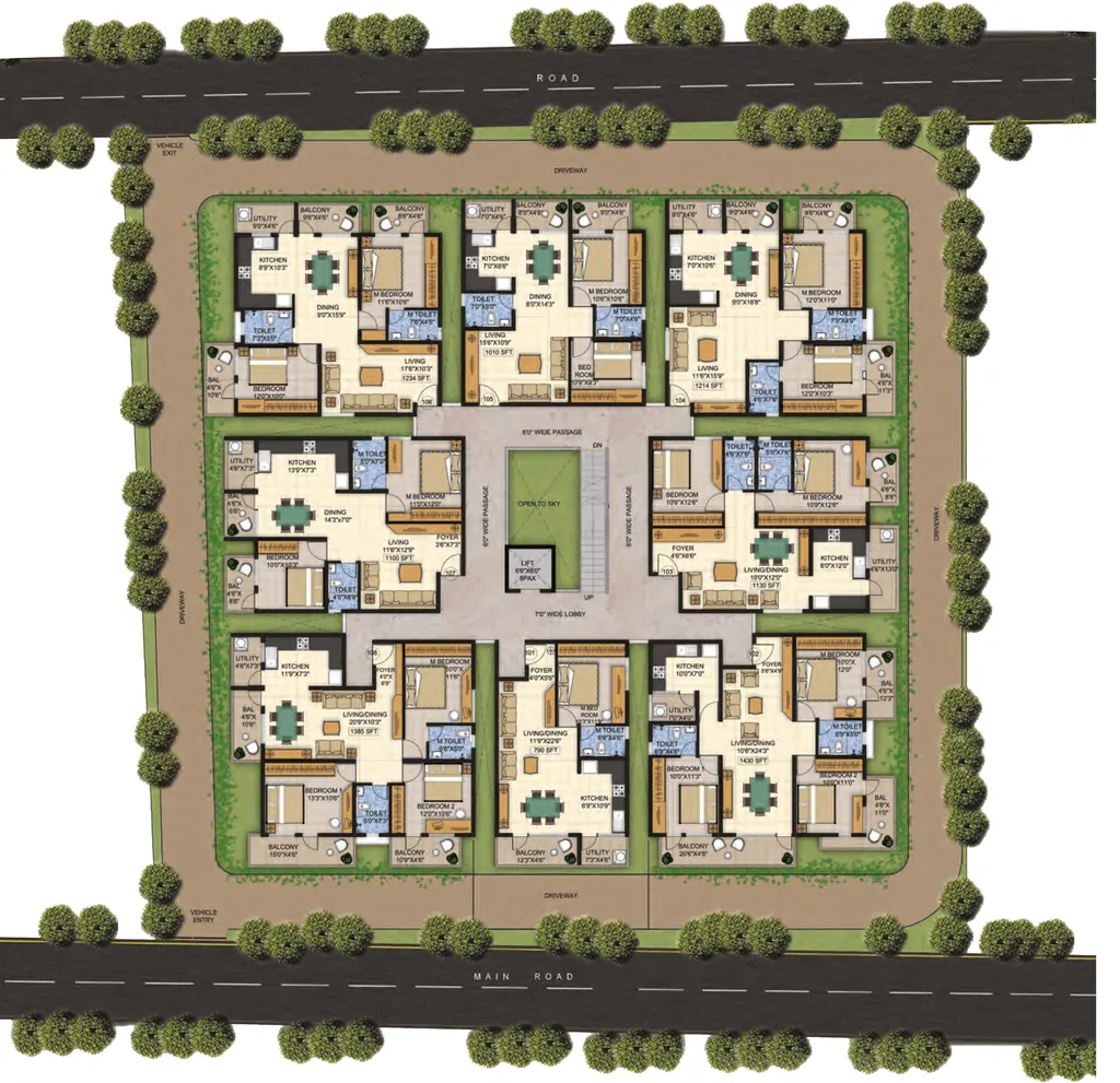 Master Plan of Supreme Sapphire in Kengeri, Bangalore - Image 412827