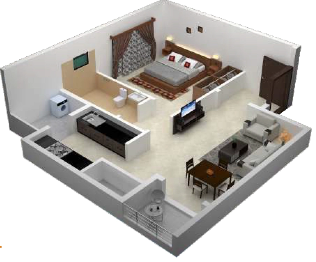 1 BHK Flat in Sai Gangothri Hill Crest in Kengeri, Bangalore - Image 922416