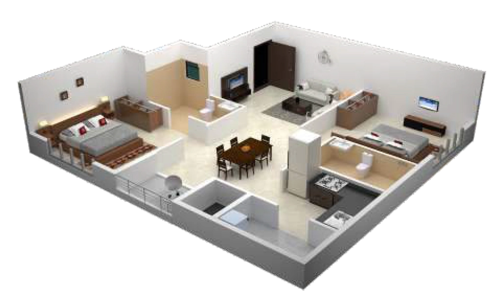 2 BHK Flat in Sai Gangothri Hill Crest in Kengeri, Bangalore - Image 922417