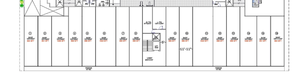 Floor Plan of Commercial D2R Shekhar Global in Nipania, Indore - Image 413062