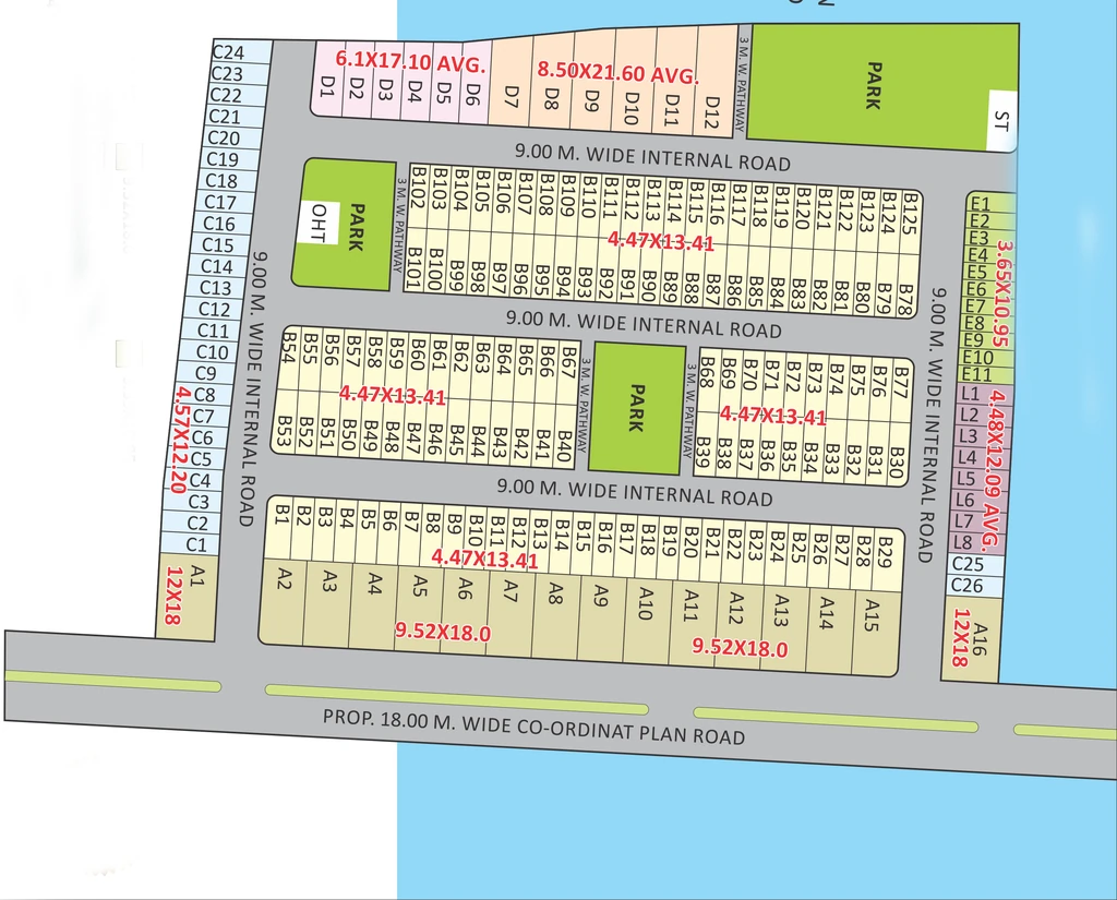 Master Plan of Siddharth Harmony Homes in Rangwasa, Indore - Image 413080