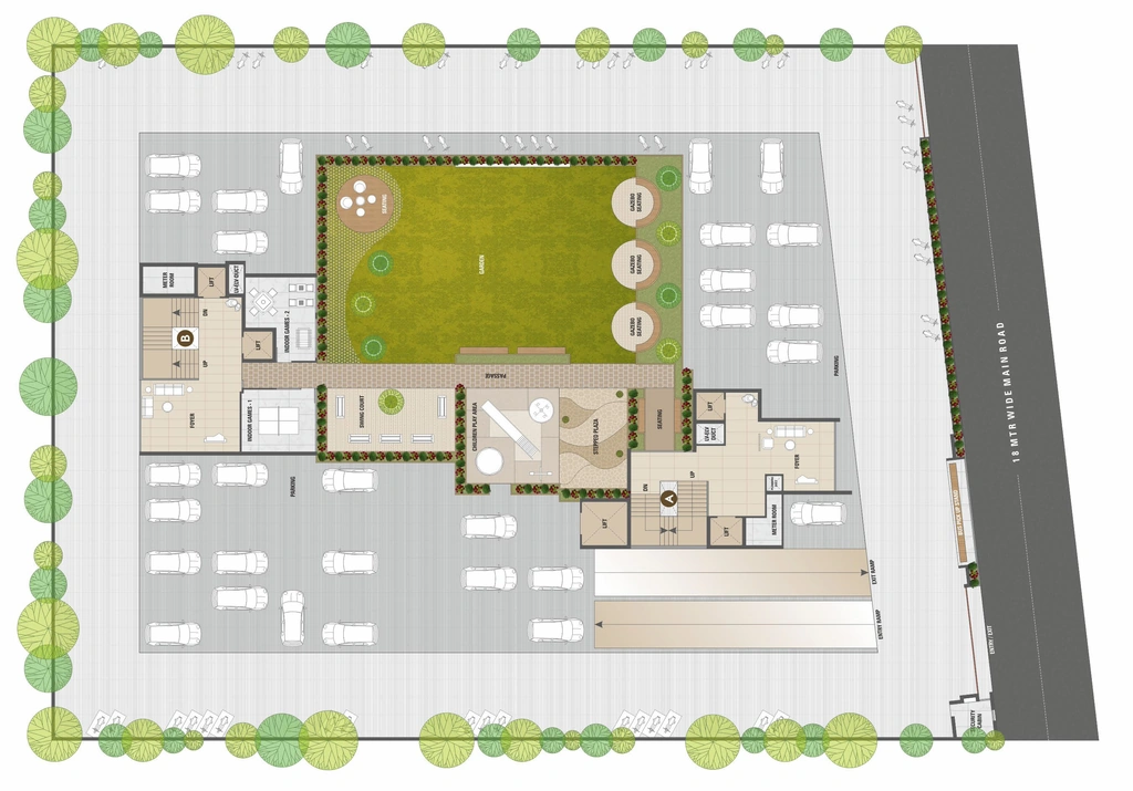 Master Plan of Shaligram Vanam in Pal Gam, Surat - Image 413108