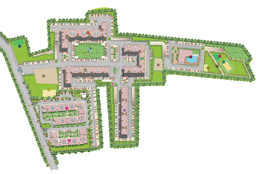 Master Plan of VBHC Haven Of Bliss in Kengeri, Bangalore - Image 413138
