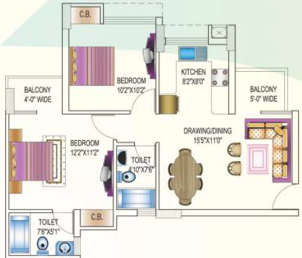 2 BHK Flat in Today Kings Park in Omega 1, Greater Noida - Image 922540