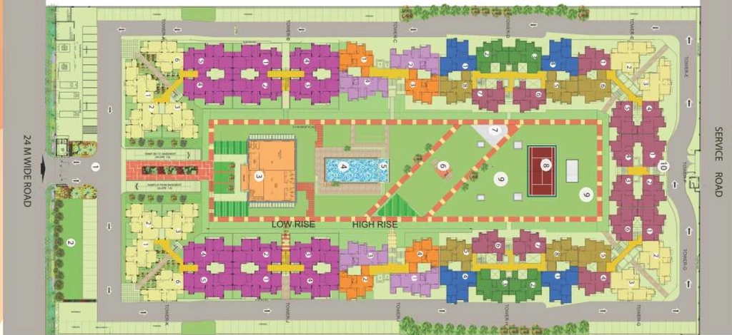 Master Plan of Today Kings Park in Omega 1, Greater Noida - Image 413194
