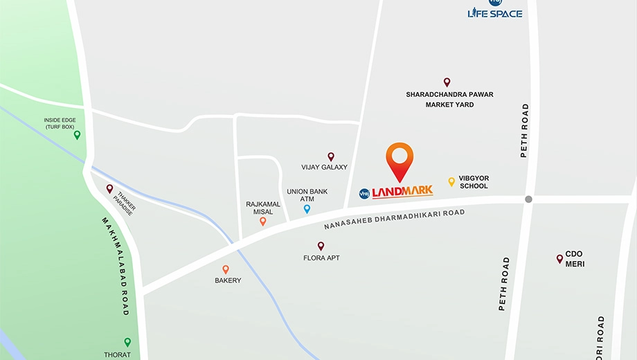Location of Commercial Vraj Landmark 1B - Image 413233