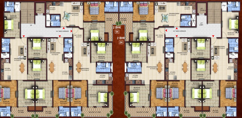 Floor Plan of Vihaan Grandeur in Sector 1, Greater Noida - Image 413243