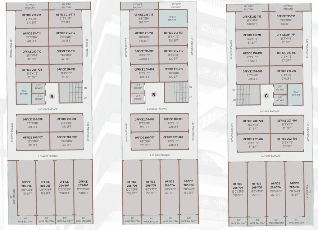 Floor Plan of Krrish Vraj Capital in Pathardi Phata, Nashik - Image 413255