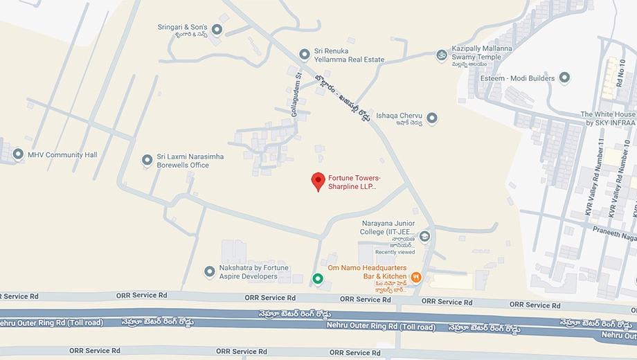 Location of Vidhatri Fortune Towers - Image 413298