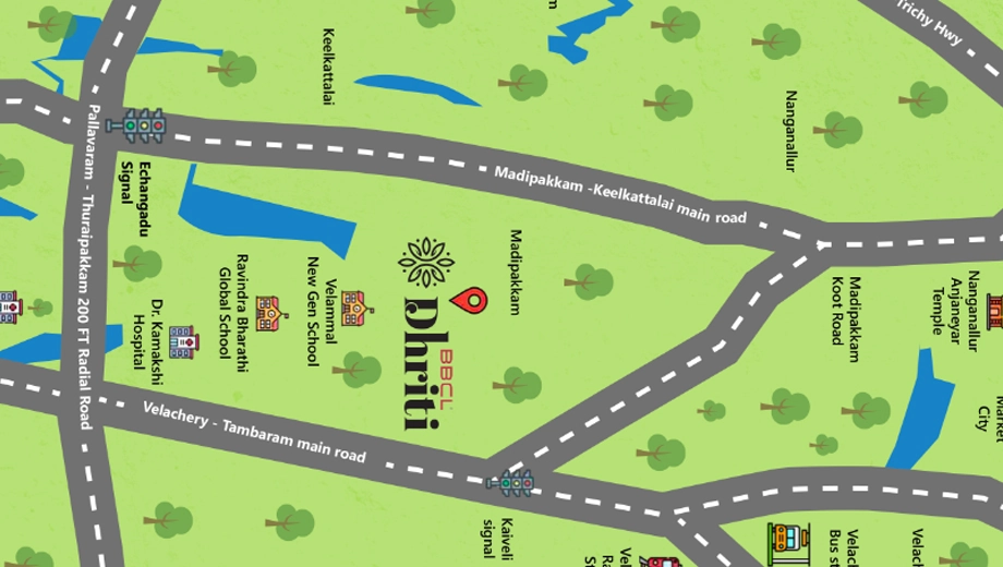 Location of BBCL Dhriti - Image 413347
