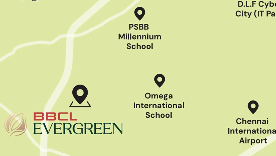 Location of BBCL Evergreen in Kundrathur, Chennai - Image 413370