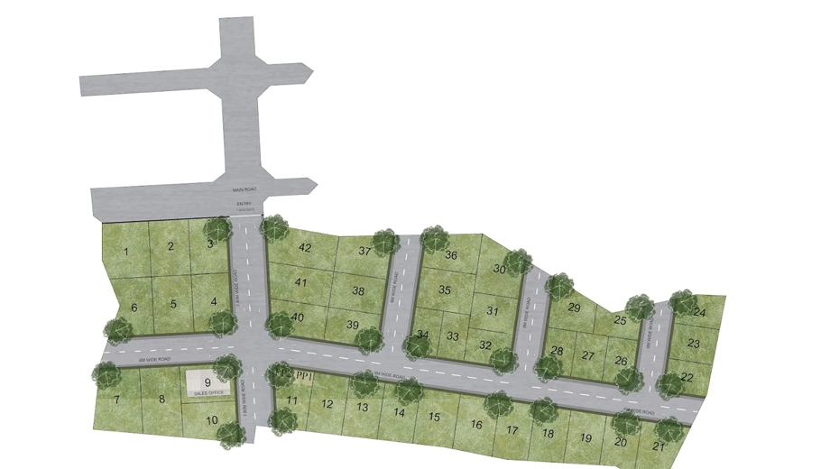 Master Plan of BBCL Evergreen in Kundrathur, Chennai - Image 413371
