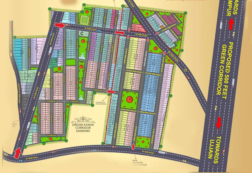 Master Plan of Dream Kanak Corridor Gold in Super Corridor, Indore - Image 413415