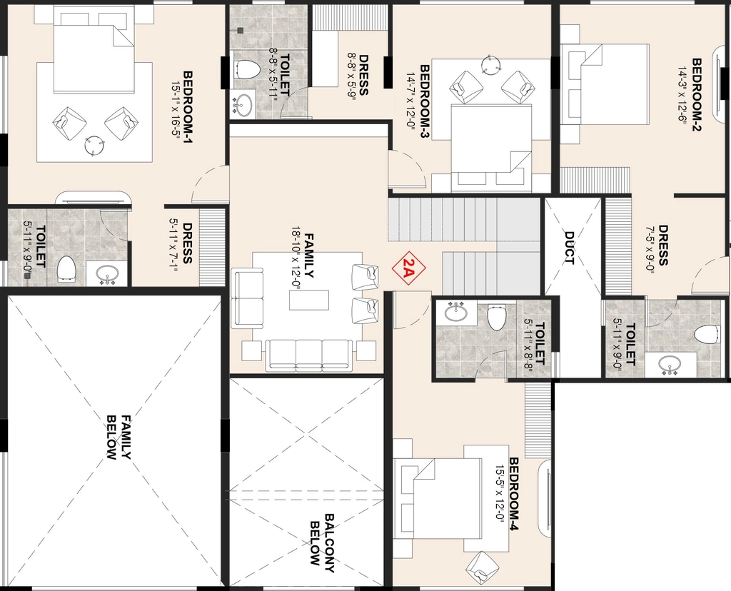 4 BHK Flat in BBCL 99 Chamiers in RA Puram, Chennai - Image 922663