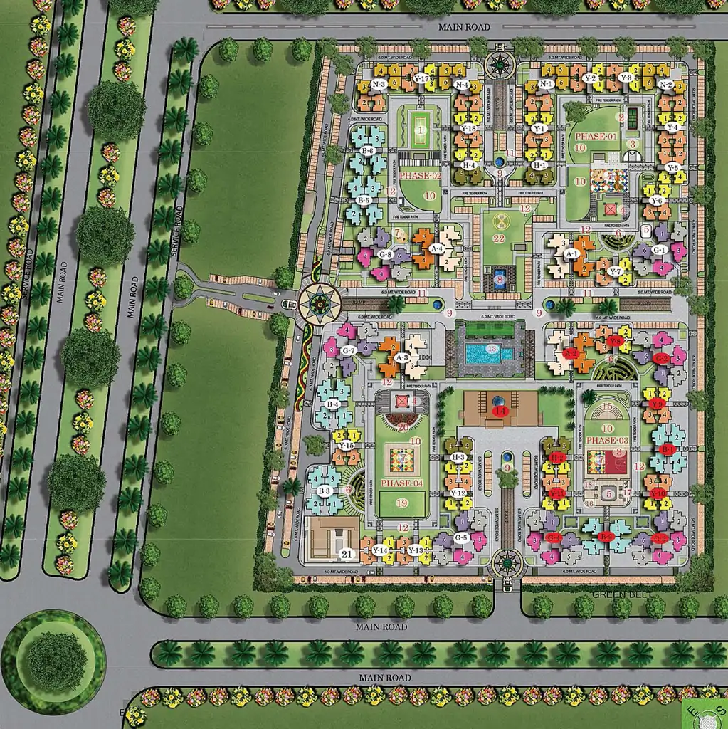 Master Plan of Eros Sampoornam 3 in Noida Extention, Greater Noida - Image 413445