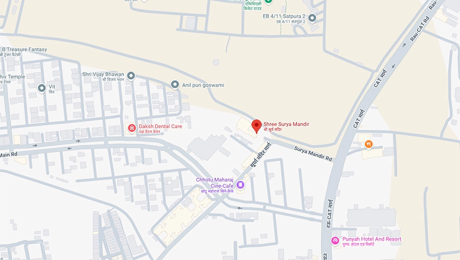 Location of Vrindavan Shellputri Pride in Rangwasa, Indore - Image 413500