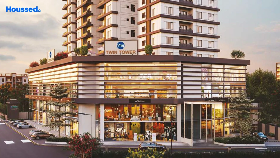Project Image of Commercial Vraj Twin Tower in Mumbai Naka, Nashik - Image 413589