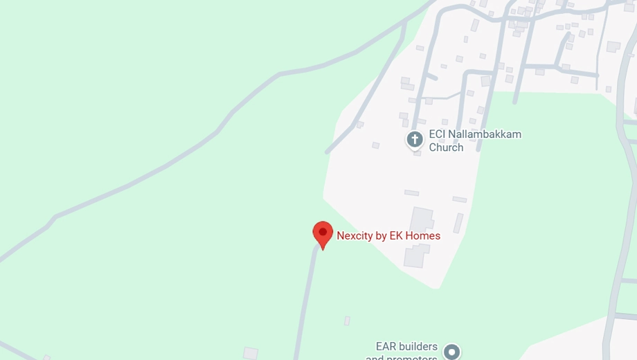 Location of EK Nexcity in Nallambakkam, Chennai - Image 413600