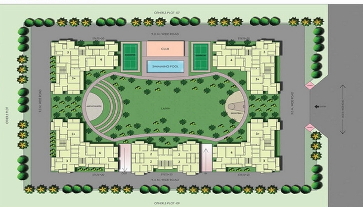 Master Plan of IEC White House Apartment in Sector Pi 1, Greater Noida - Image 413608