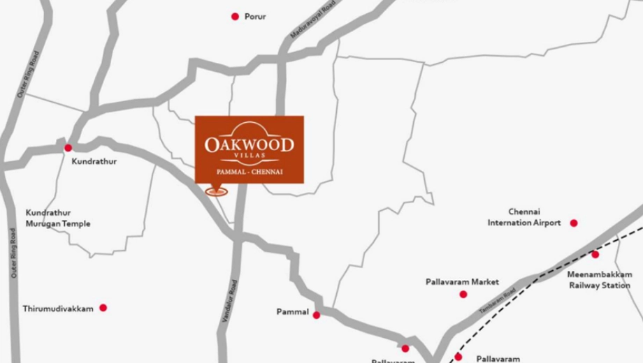 Location of VNCT Oakwood Villas - Image 413619