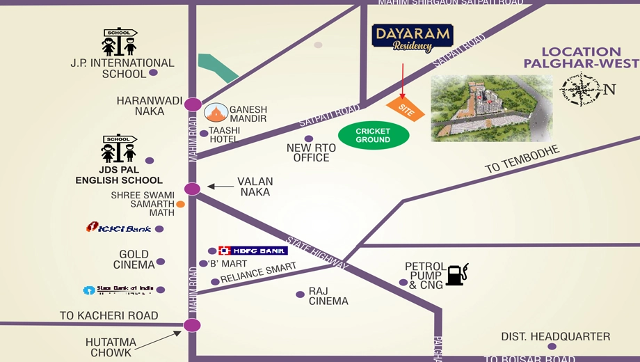 Location of Rajeshwar Dayaram Residency - Image 413648