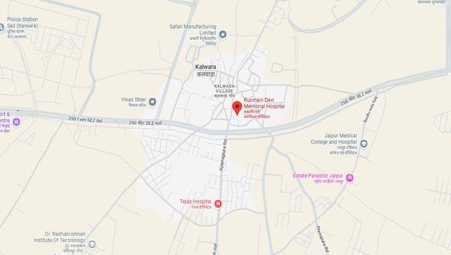 Location of Chart The Orbis Sez in Ajmer Road, Jaipur - Image 413684