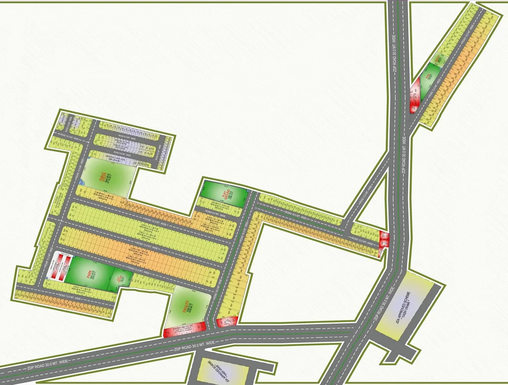 Master Plan of Chart The Orbis Sez in Ajmer Road, Jaipur - Image 413685
