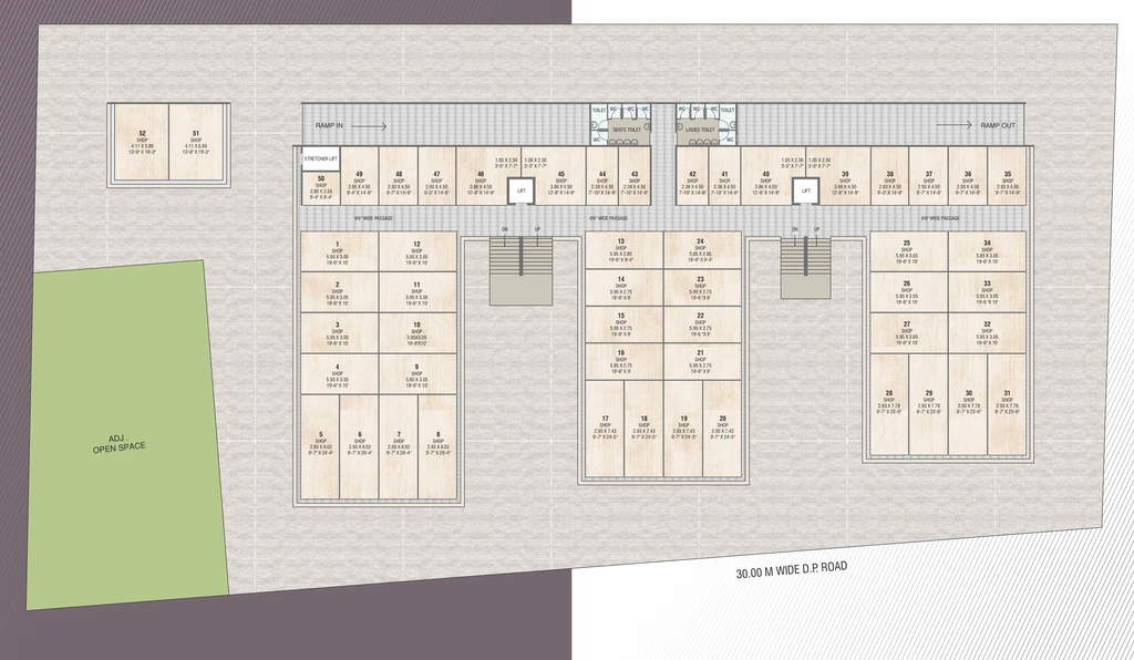 Master Plan of Nysa Business Center in Makhmalabad, Nashik - Image 413825