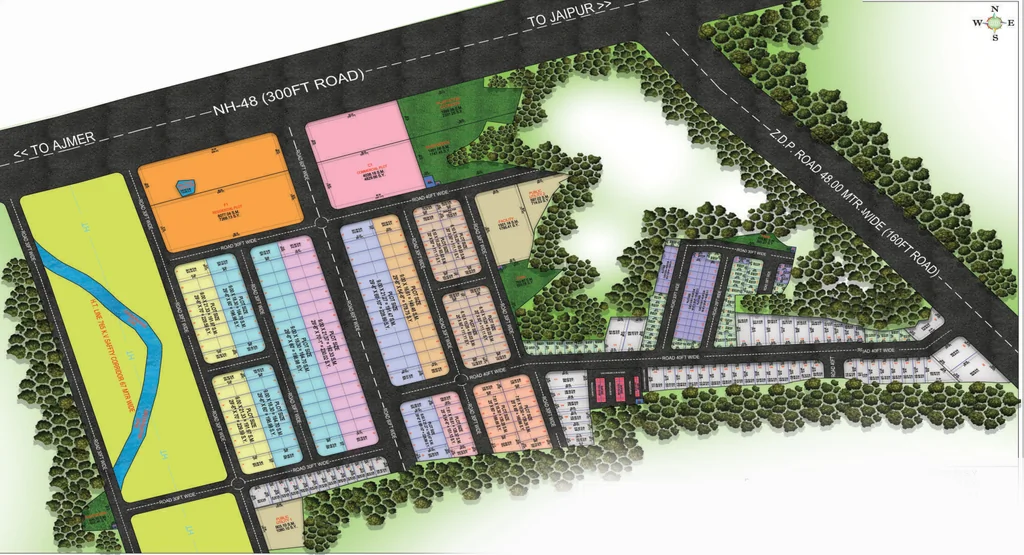 Master Plan of Okay Plus City in Ajmer Road, Jaipur - Image 413717