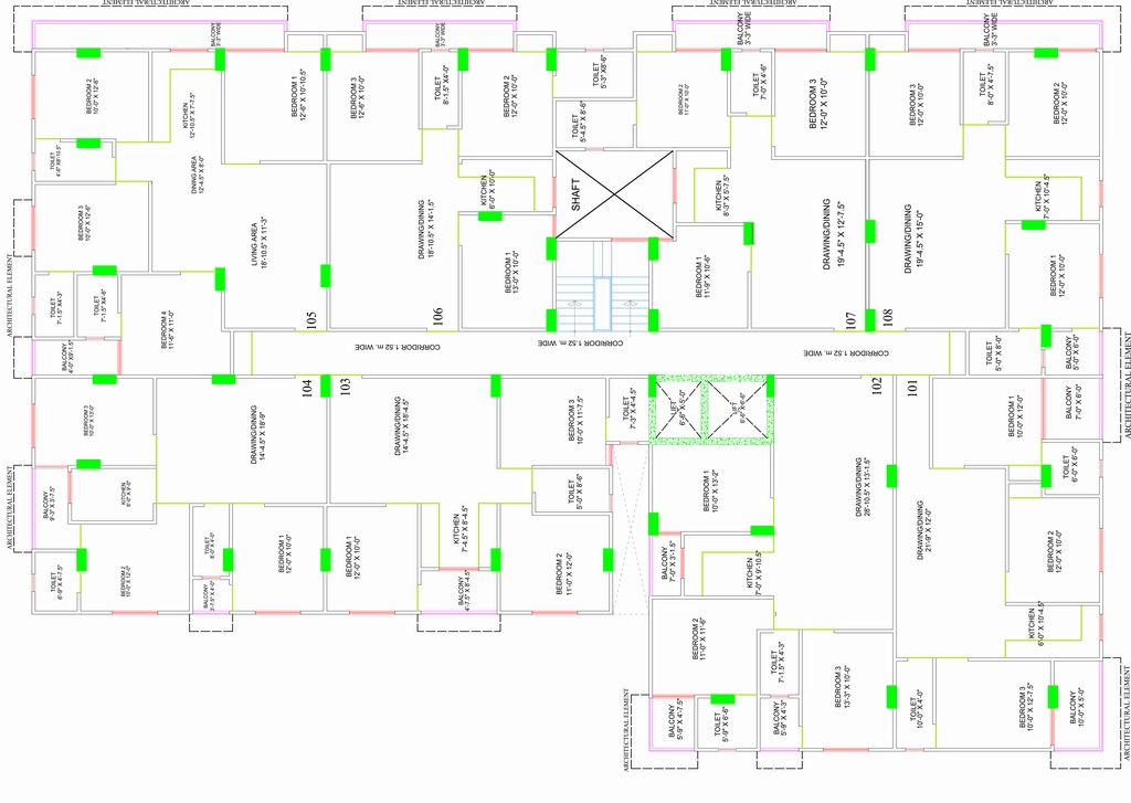 Floor Plan of Parth Square in Jagatpura, Jaipur - Image 413722