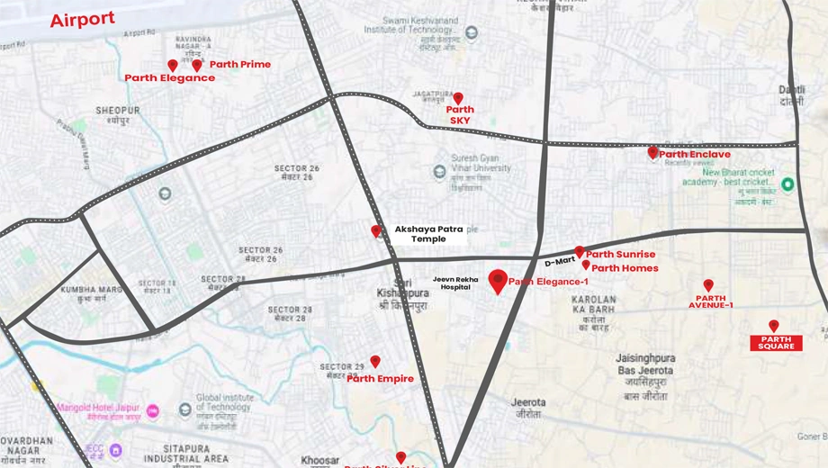 Location of Parth Square - Image 413721