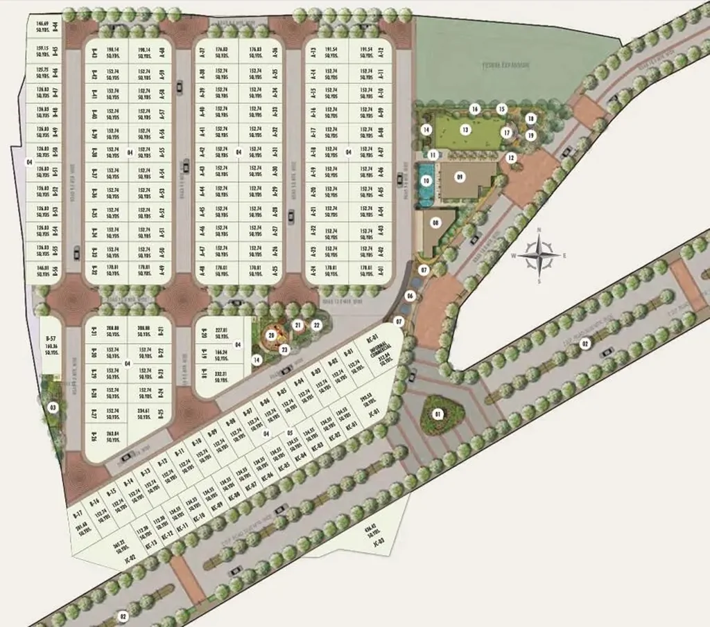 Master Plan of Times Estate in Jagatpura, Jaipur - Image 413762