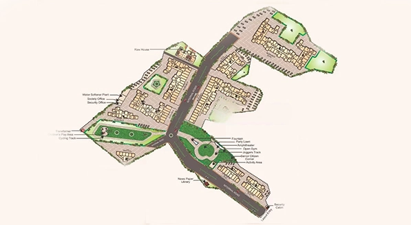Master Plan of Shri Rajendra Srushti in Mahim Road, Palghar - Image 413814