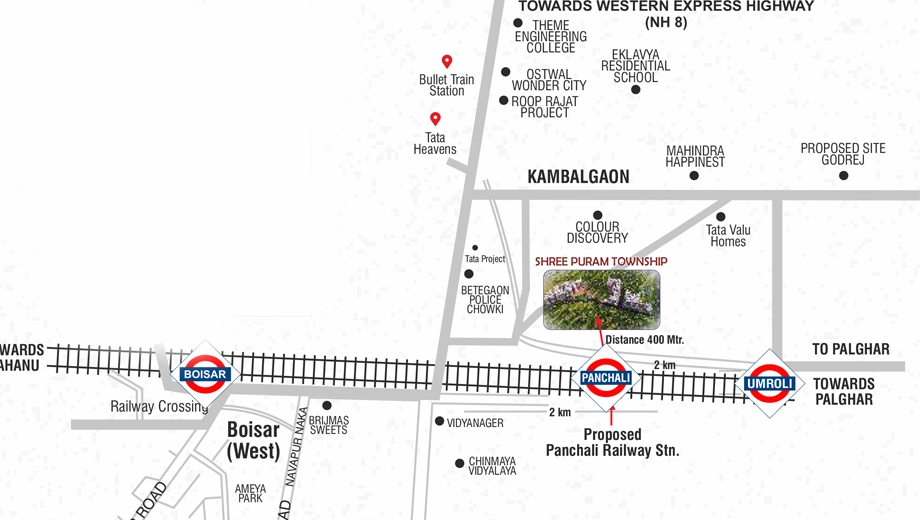 Location of Shree Puram Township - Image 413951