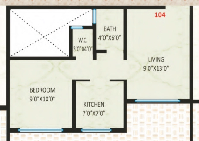 1 BHK Flat in Paramount Enclave Phase 1 in Palghar, Palghar - Image 922856