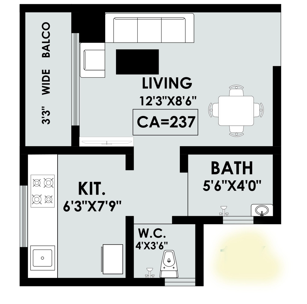 1 RK Flat in Irasa Park in Palghar, Palghar - Image 922871