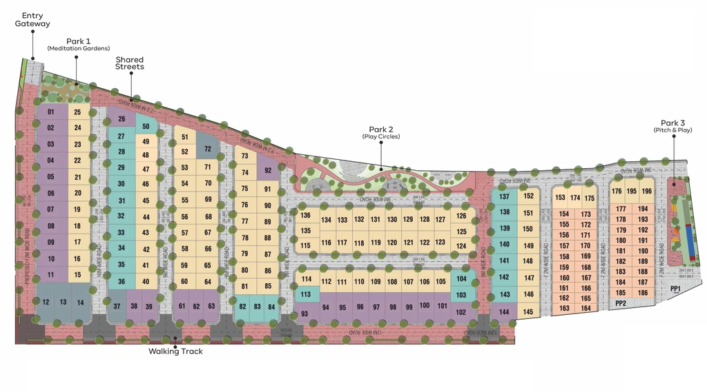 Master Plan of Urbando Paulsn Garden in Oragadam, Chennai - Image 413903