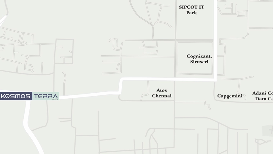 Location of Urbando Kosmos Terra in Siruseri, Chennai - Image 413915