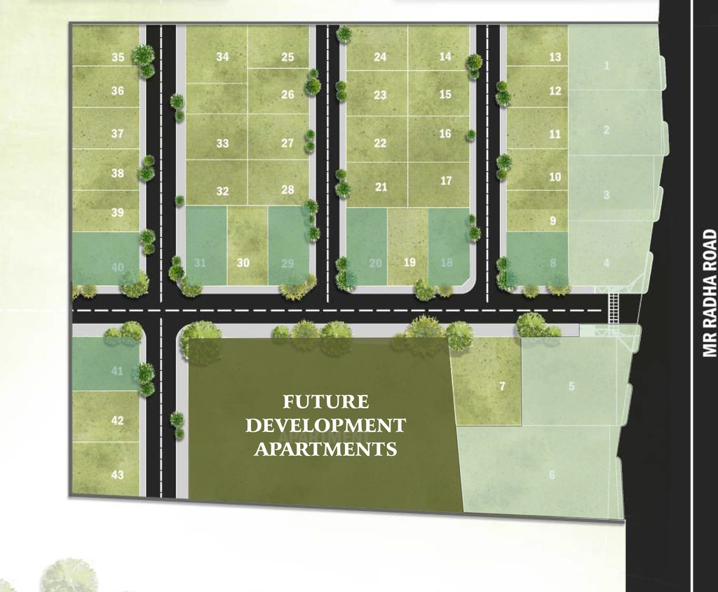 Master Plan of Urbando Kosmos Terra in Siruseri, Chennai - Image 413916