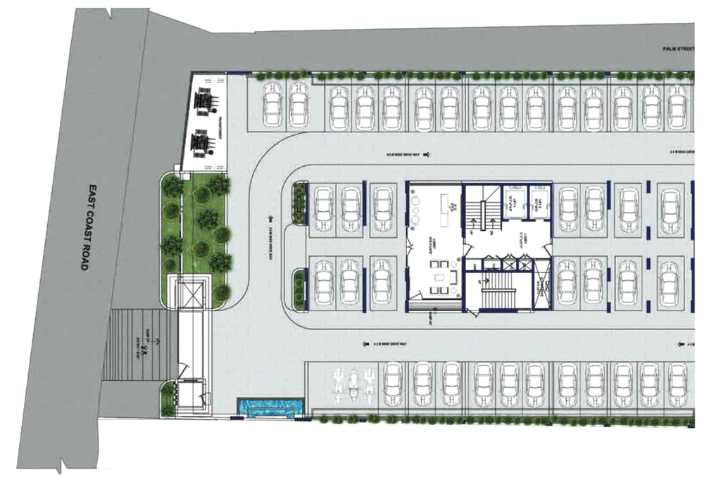 Master Plan of Rajparis Blue Jewel in Muttukadu, Chennai - Image 413935