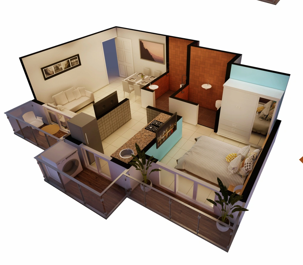 1 BHK Flat in Mahalaxmi Golden Paradise in Makane Kapase, Palghar - Image 922929