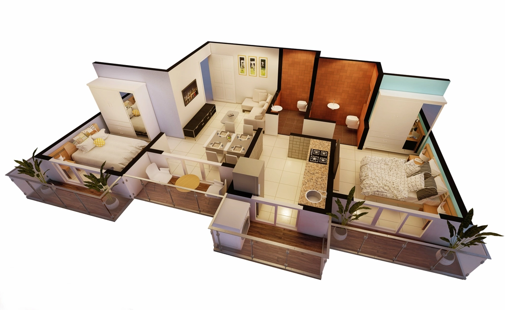 2 BHK Flat in Mahalaxmi Golden Paradise in Makane Kapase, Palghar - Image 922930