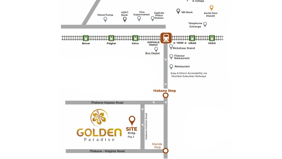 Location of Mahalaxmi Golden Paradise - Image 413992
